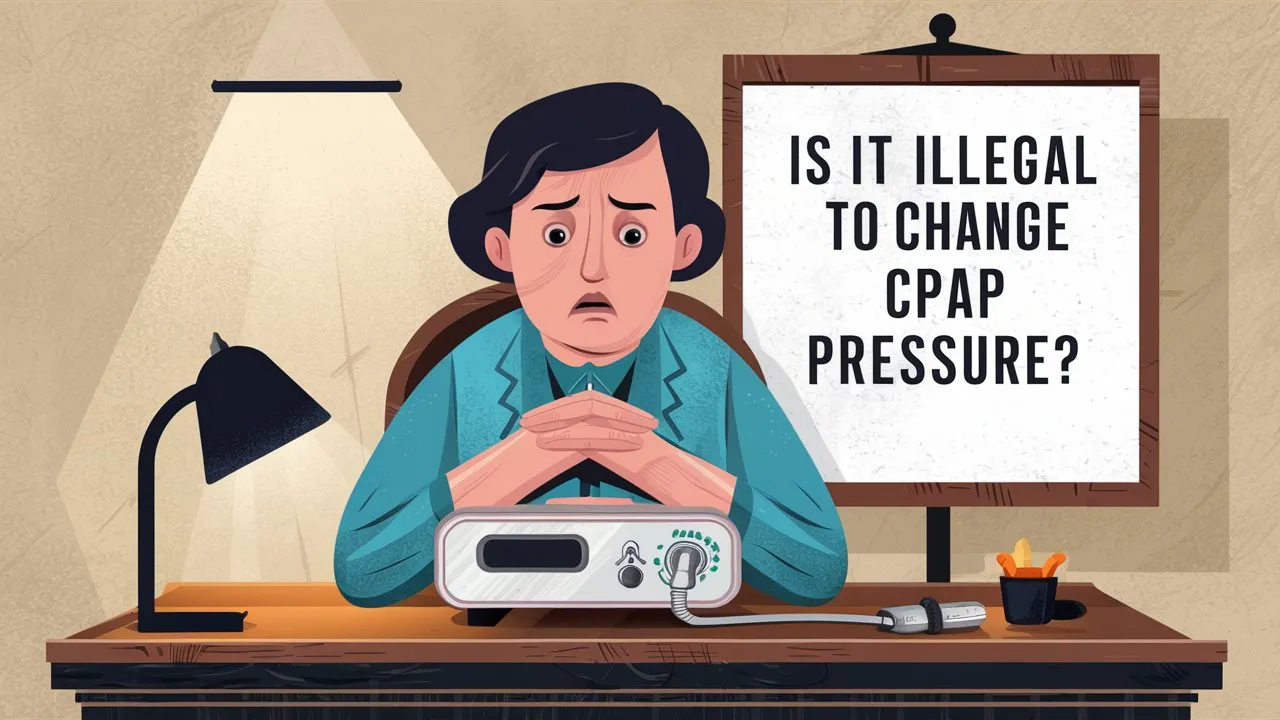 is it illegal to change cpap pressure