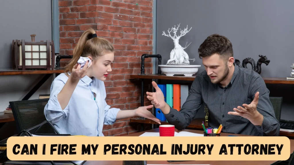 can i fire my personal injury attorney